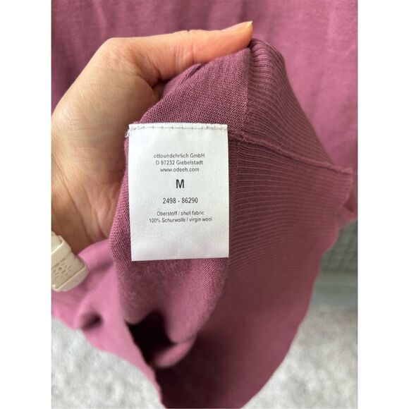 NWOT ODEEH virgin wool short sleeve sweater , Med $545 - Picture 4 of 7